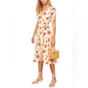 Reformation Napa wrap dress